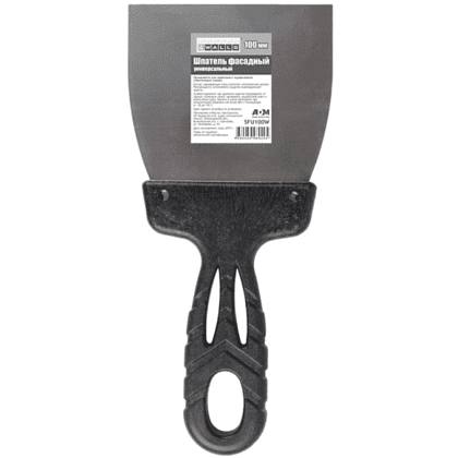 Шпатель фасадный 4Walls, SFU100W, нержавеющий, универсальный, 100 мм 