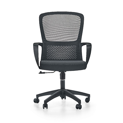 Кресло компьютерное SitZone U-069B, сетка, ткань, пластик, черный - 3