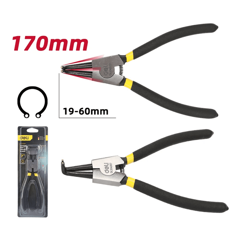 Съемник стопорных колец Deli YS EDL104307, 180 мм - 2