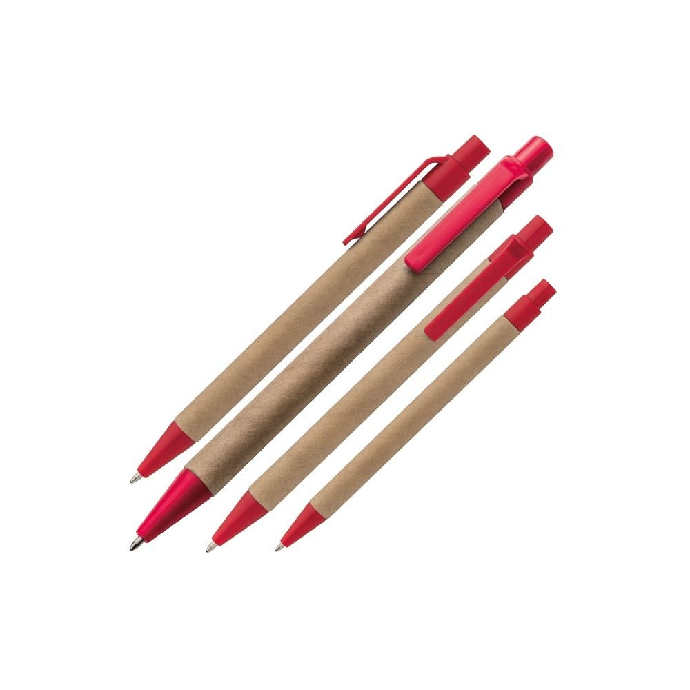 Ручка шариковая автоматическая "Bristol", 0.7 мм, коричневый, красный, стерж. синий - 2