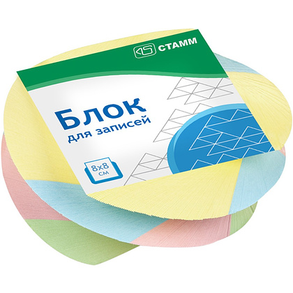 Бумага для записей "Имидж", 80х80х40 мм, спираль, ассорти - 2