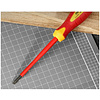 Отвертка диэлектрическая Deli YS EDL5141001, SL4х100 мм, желтый, красный - 2