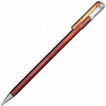 Ручка гелевая "Dual Metallic", 1.0 мм, голубой, стерж. голубой - 2