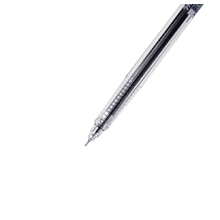 Ручка гелевая "My-Gel Standard", 0.5 мм, прозрачный, стерж. синий