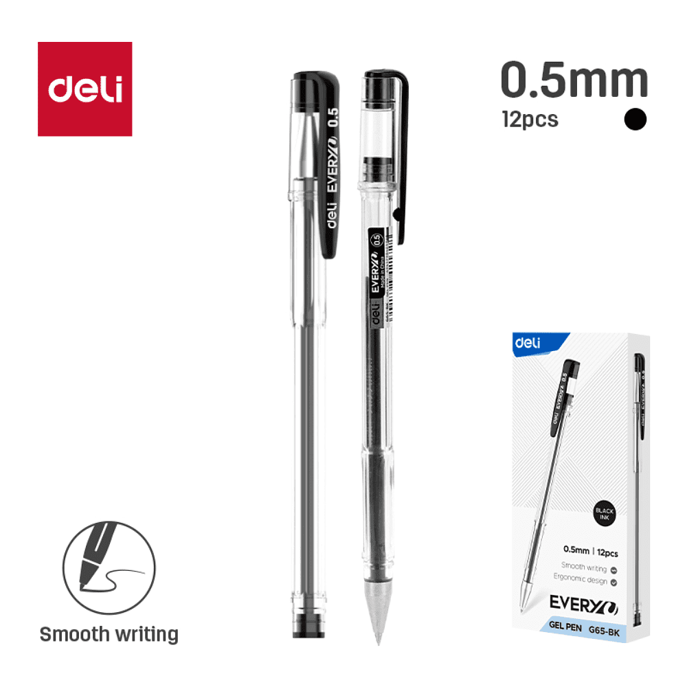 Ручка гелевая "Every", 0.5 мм, прозрачный - 3