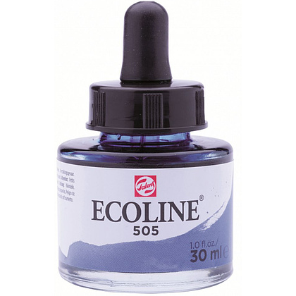 Жидкая акварель "ECOLINE", 505 ультрамарин светлый, 30 мл
