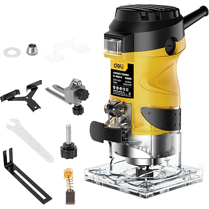 Фрезер кромочный Deli "XB06-E1", 550 Вт, 6 мм, коробка