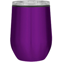 Кружка термическая "Pot", металл, 330 мл, фиолетовый