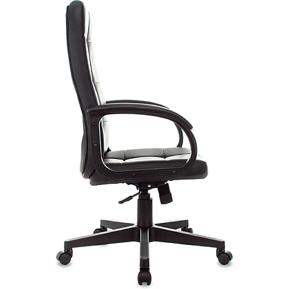 Кресло для руководителя Бюрократ "CH 002", экокожа, пластик, черный - 3