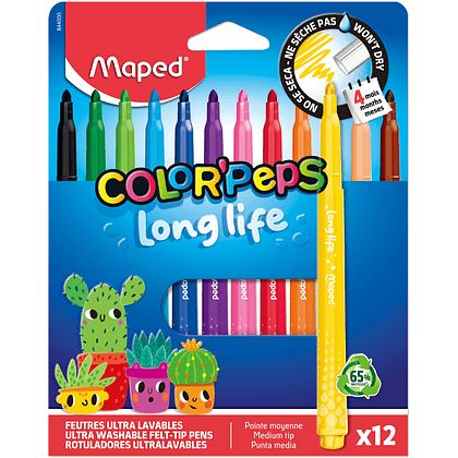 Фломастеры "Color Peps Long Life", 12 шт - 2