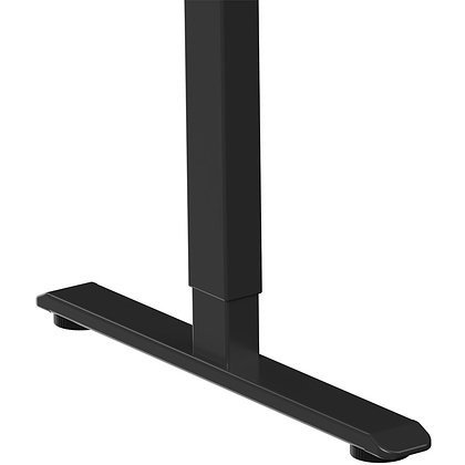 Стол с электроприводом WellDesk Prime 1300x675х18 черный/дуб канзас коричневый (9191461+9072451) - 8