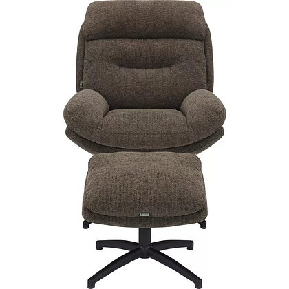 Кресло мягкое EVERPROF Kiwi, ткань, темно-коричневый - 2