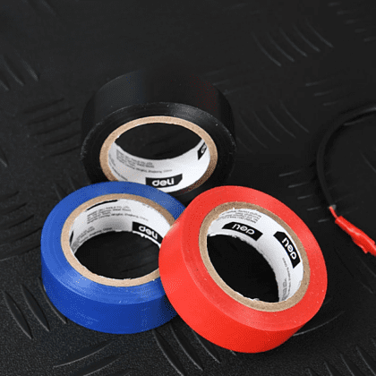 Набор ПВХ изолент Deli EDL5264-6, 18 мм x 10 м, 6 шт./упак.  - 2