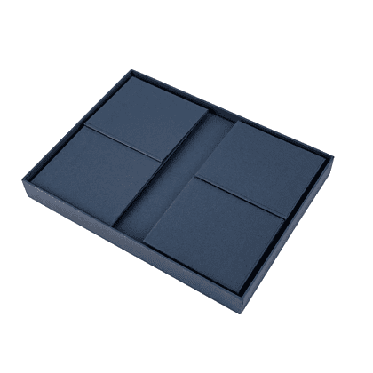 Коробка картонная, 220х160х95 мм, темно-синий - 5