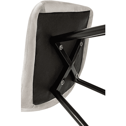 Стул Бюрократ "CH-K1_4", ткань, светло-серый, металл, комплект 4 штуки - 8