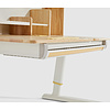 Стол Ergosmart регулируемый Galleon, 1200х700х(520-760) мм, гевея беленая, с книжной полкой - 10