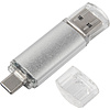 USB Flash накопитель 2.0 "Assorti", 16 Gb, OTG/Type-C, серебристый - 3