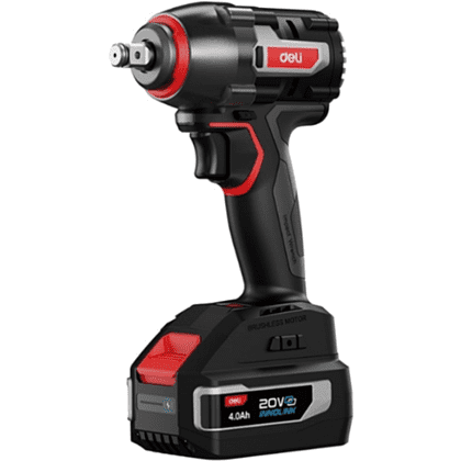 Аккумуляторный гайковерт Deli RS EDE231, 20 В, 500 Нм, 2 АКБ, 4 Ач, З/У 2А, коробка