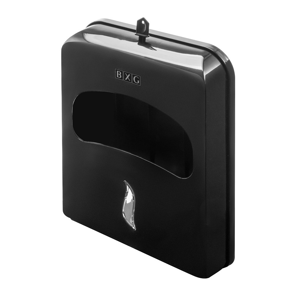 Диспенсер BXG-CD-8019В для бумажных покрытий на унитаз, черный