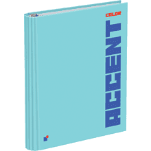 Тетрадь "Accent color", А5, клетка, на кольцах, разноцветный