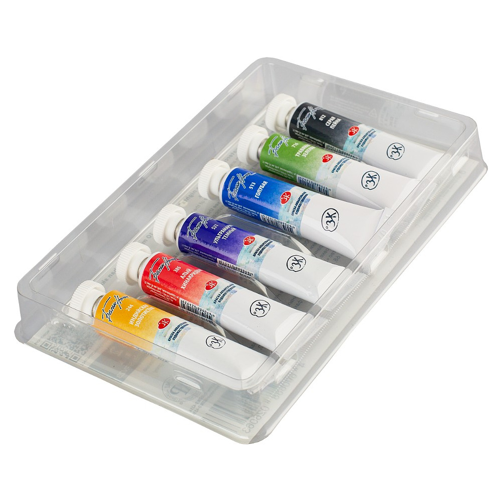 Краски акварельные "Белые ночи полночь городской скетч", набор 6 цветов, тубы - 5