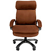Кресло для руководителя "Chairman Home 505", велюр, пластик, коричневый - 2