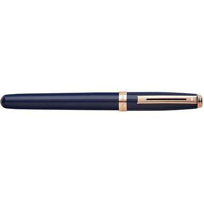 Ручка перьевая "Sheaffer Prelude Cobalt Blue", M, кобальт-синий, розовое золото, патрон черный+синий - 4