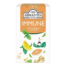 Чайный напиток "Ahmad Tea" Immune, 20 пакетиков х 1.5 г, травяной