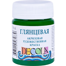 Краска акриловая глянцевая "Декола", 50 мл., банка