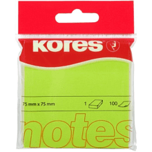 Бумага для заметок на клейкой основе "Kores Neon"