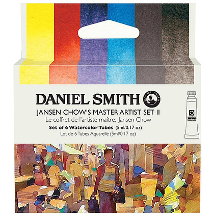 Набор акварели Daniel Smith "Jansen Chow's Master Artist Set II", 6 цветов, тубы