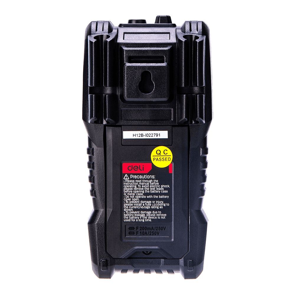 Мультиметр цифровой Deli RS EDL334302, 600В, универсальный - 8