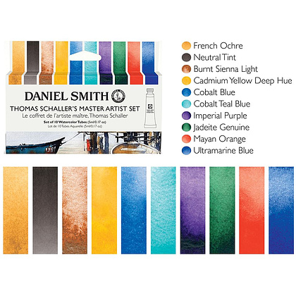 Набор акварели Daniel Smith "Tomas Shaller's Master Artist Set", 10 цветов, тубы - 2