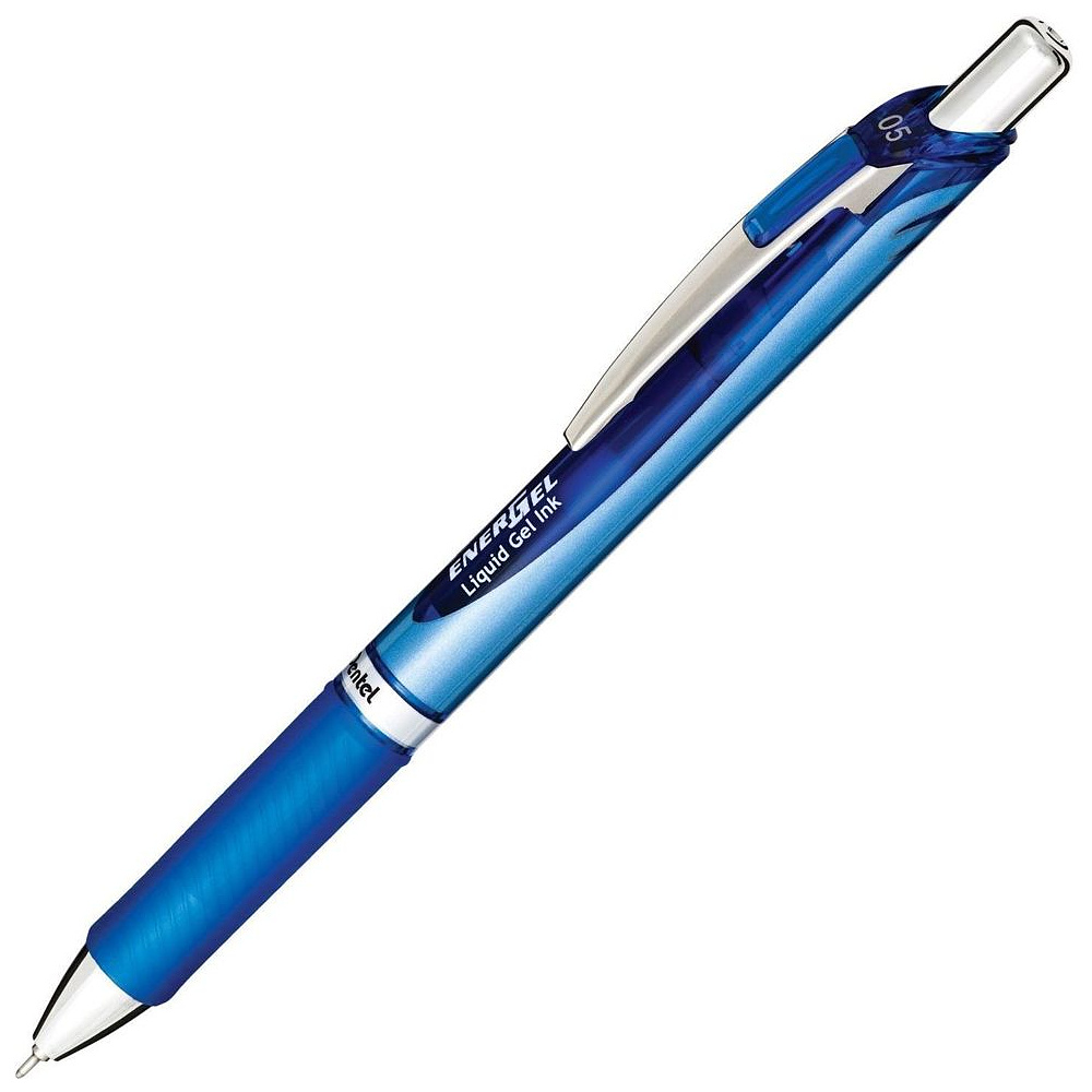Ручка-роллер "EnerGel BLN75", 0.5 мм, синий, стерж. синий