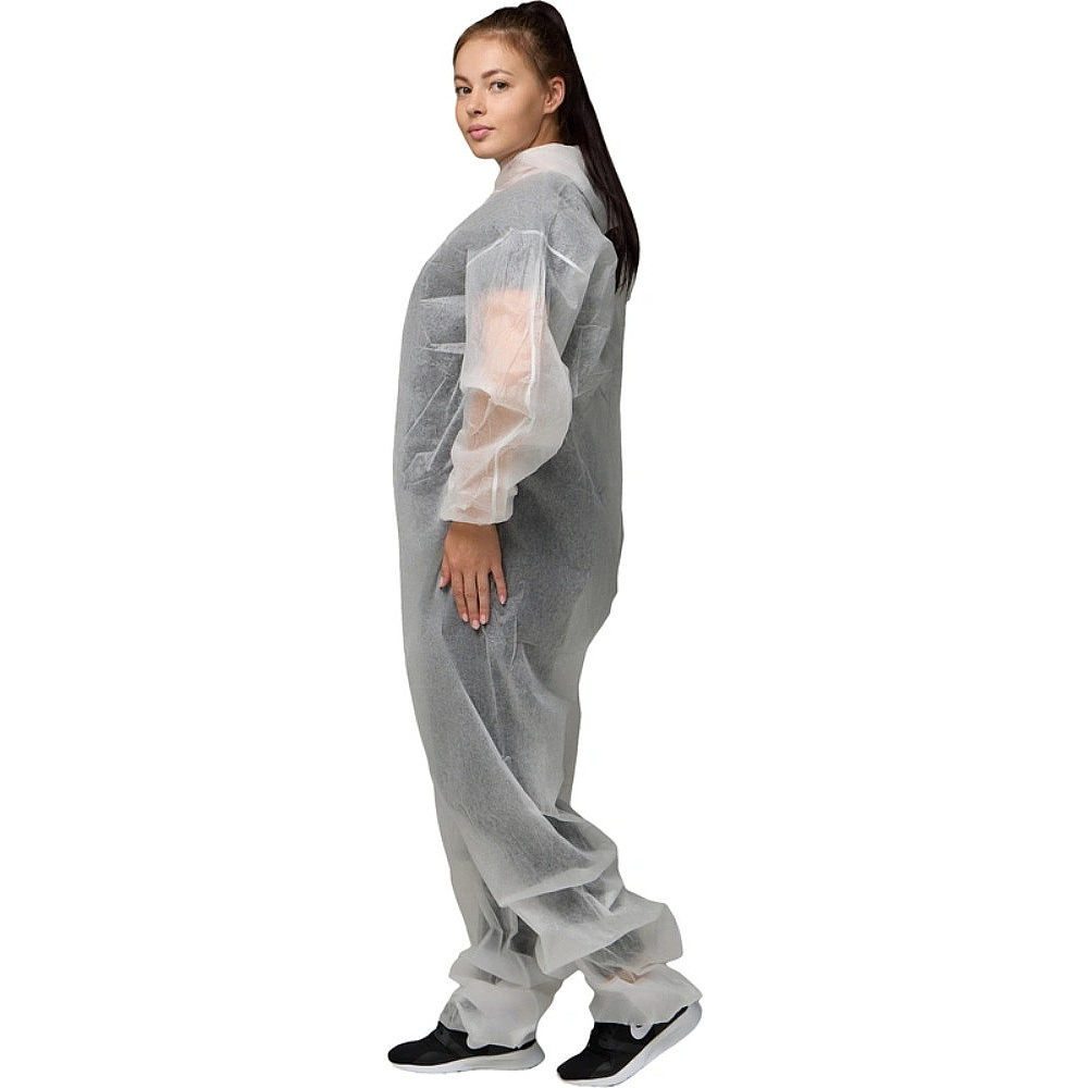 Комбинезон одноразовый "Каспер", 30 г/м2, размер 3ХL, 5 шт/упак, белый - 5