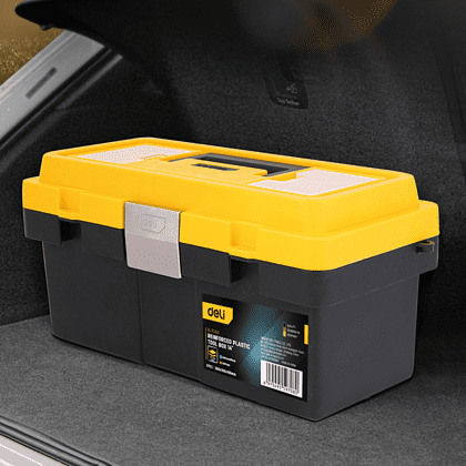 Ящик для инструмента Deli "EDL-TC240", 360х190х180 мм, пластмасса  - 2