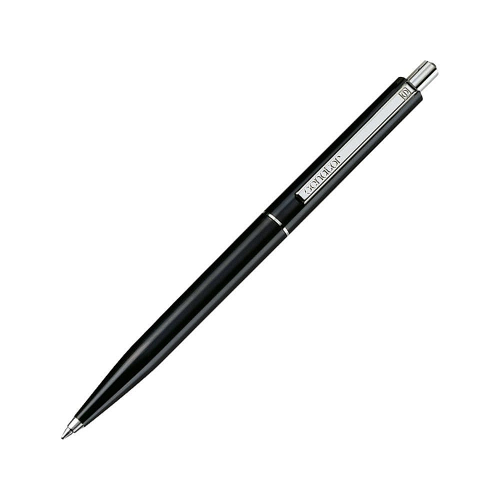 Ручка шариковая автоматическая "Senator Point Polished", 1.0 мм, черный, стерж. синий