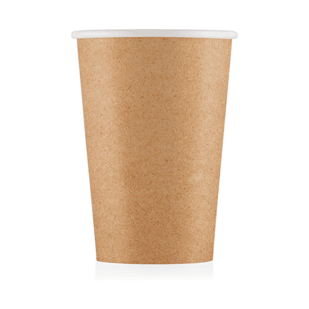 Стакан картонный Ecocups, 50 шт, 400 мл, крафт