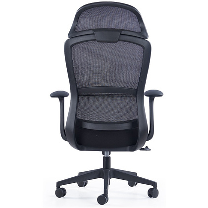 Кресло компьютерное SitZone CH-555A, сетка, ткань, пластик, черный - 5