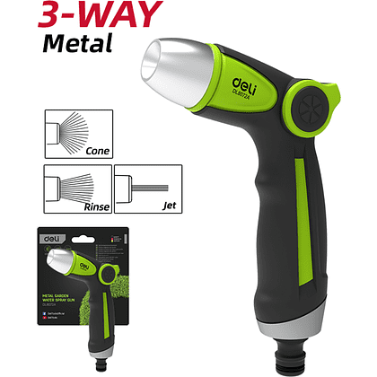 Пистолет-распылитель Deli GS EDL8072A, 3/4", 3 функции - 2