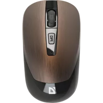 Мышь Defender "Wave MM-995", беспроводная, бесшумная, бронза - 2
