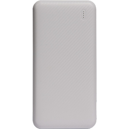 Внешний аккумулятор Power Bank "Rib 10", 10000 mAh, белый