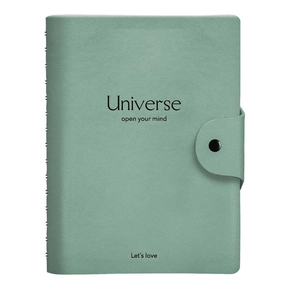 Блокнот "Universe", А5, 96 листов, в клетку, мятный