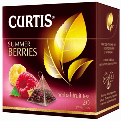 Чай "Curtis" Summer Berries, 20 пакетиков x1.7 г, фруктовый, травяной