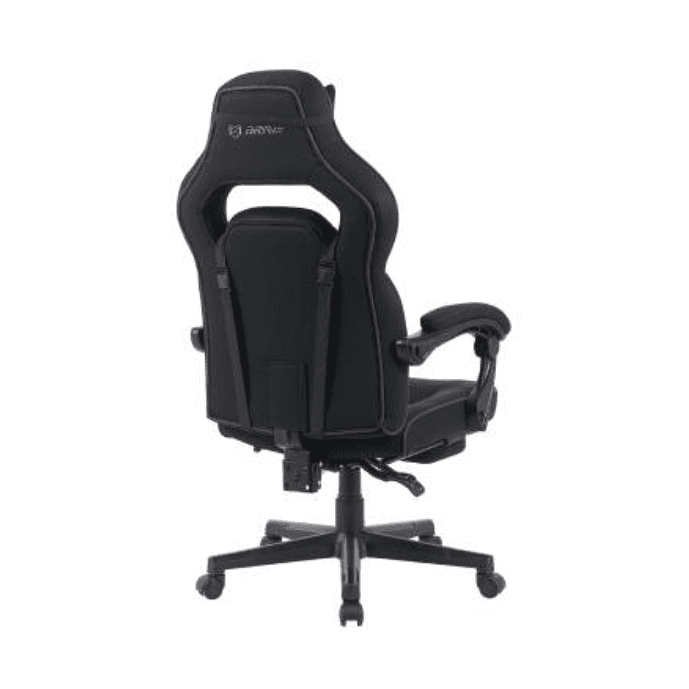 Кресло игровое BRAVE WS-5-1 Wong Black, ткань, черный - 5