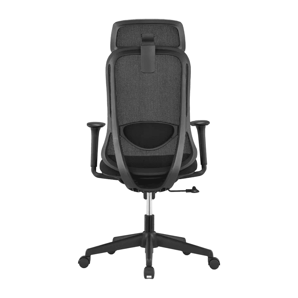 Кресло для руководителя SitZone U-090A, сетка, ткань, пластик, черный - 5