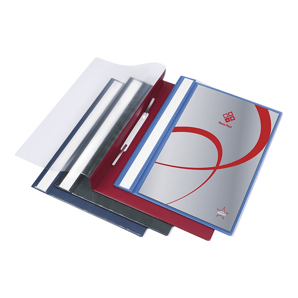 Папка-скоросшиватель "Panta Plast", А4, панорама, черный - 2