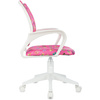 Кресло детское Бюрократ BUROKIDS 1W, ткань, пластик, розовые сланцы - 3