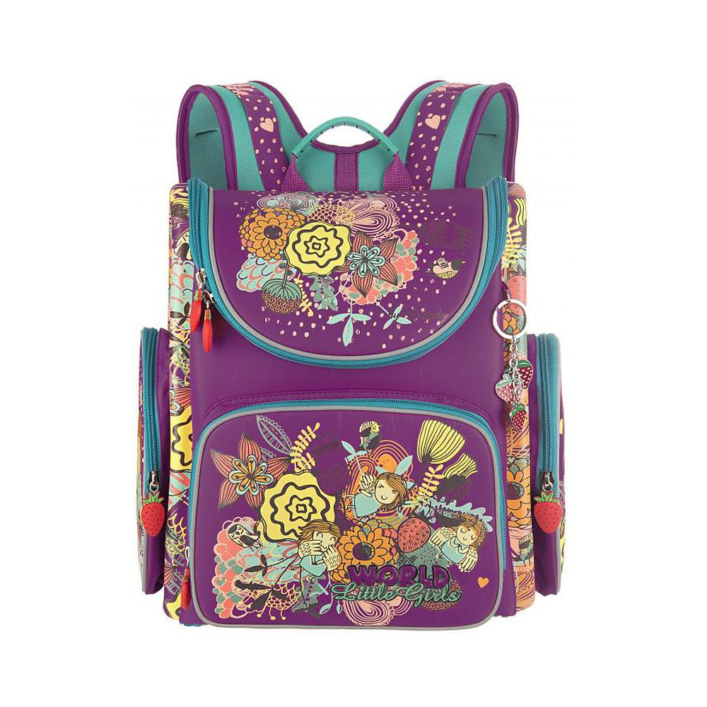 Рюкзак школьный "Wing Girls", разноцветный