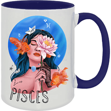 Кружка керамическая "Рыбы"